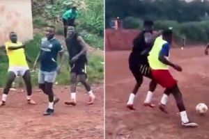 我行我上！奥纳纳在家乡野球场踢前锋，网友：请把霍伊伦换掉